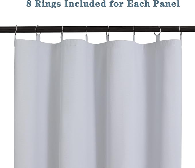 Chyhomenyc 2 Panels 100% Blackout Curtain Liners, 100% Darkening Blackout Liner - Image 9