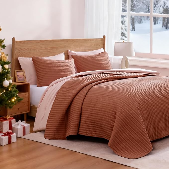 Queen Quilt-Lightweight Bedspreads Queen Size Quilt Bedding Set | Soft Coverlet - Image 3