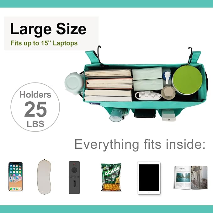 Surblue Bedside Organizer Caddy Hanging Storage Bag - Image 3