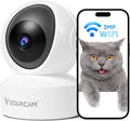 VSTARCAM Room Camera, 2K QHD Camera for Room with 5X Zomm, 360° Pan-Tilt, Color Night Vision, Motion Detection, Real-time Alerts, 2-Way Audio, Works with Alexa, Cloud & SD Card Storage(up to 256GB)