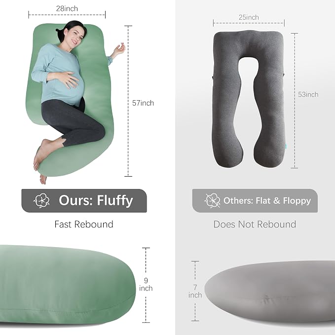 MOON PARK Pregnancy Pillows for Sleeping - Image 7