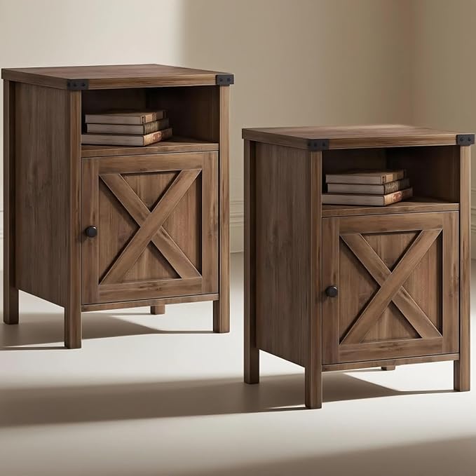 Farmhouse End Table, Nightstand - Image 7