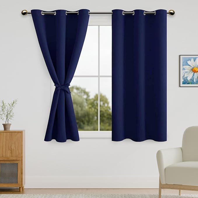 DWCN Short Blackout Curtains for Bedroom - Image 2