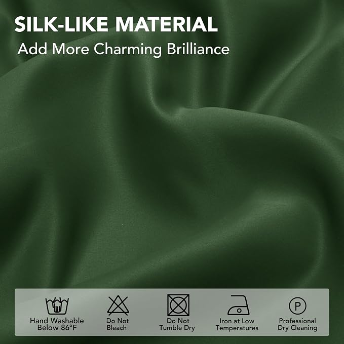 Deconovo 100% Blackout Curtains, Thermal Insulated Window Drapes, Noise - Image 6