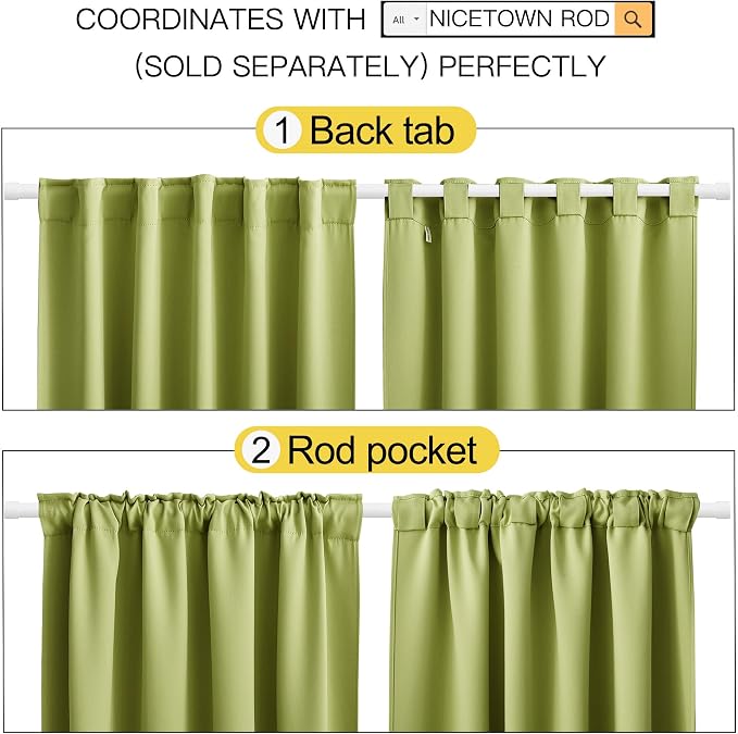 NICETOWN Blackout Curtain Panels - Image 3