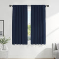 PONY DANCE Navy Curtains for Bedroom by PONYDANCE