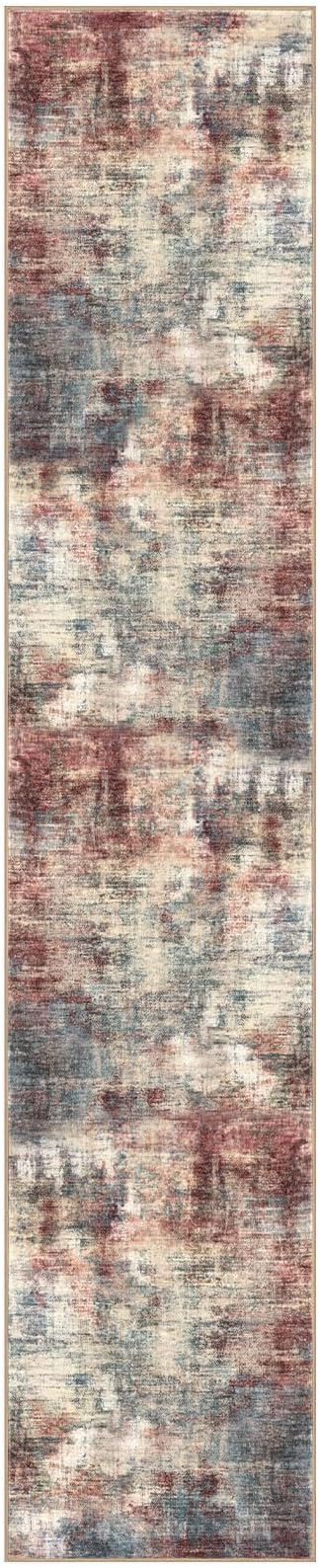 Abstract Runner Rug 2x10 Ft Washable Runners - Image 9