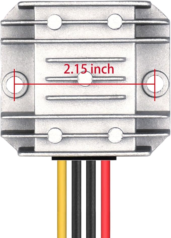 Cllena 24v to 12v Converter 10A 120W Voltage Reducer Regulator Power Supply Buck Converter Transformer for Golf Cart Auto Car Truck Vehicle Boat