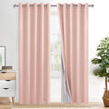 XWZO 100% Blackout Curtains 84 Inches Length by XWZO