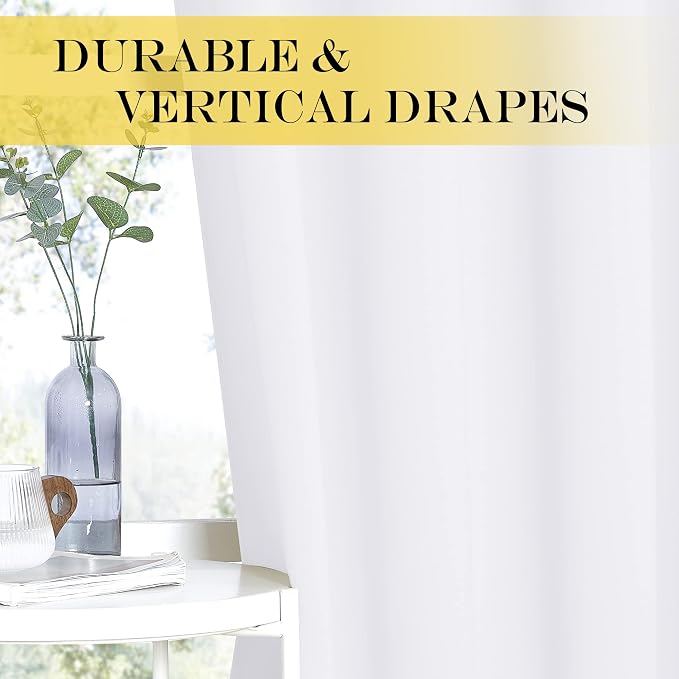 NICETOWN Room Darkening Short Curtain 54 inches Long - Image 4