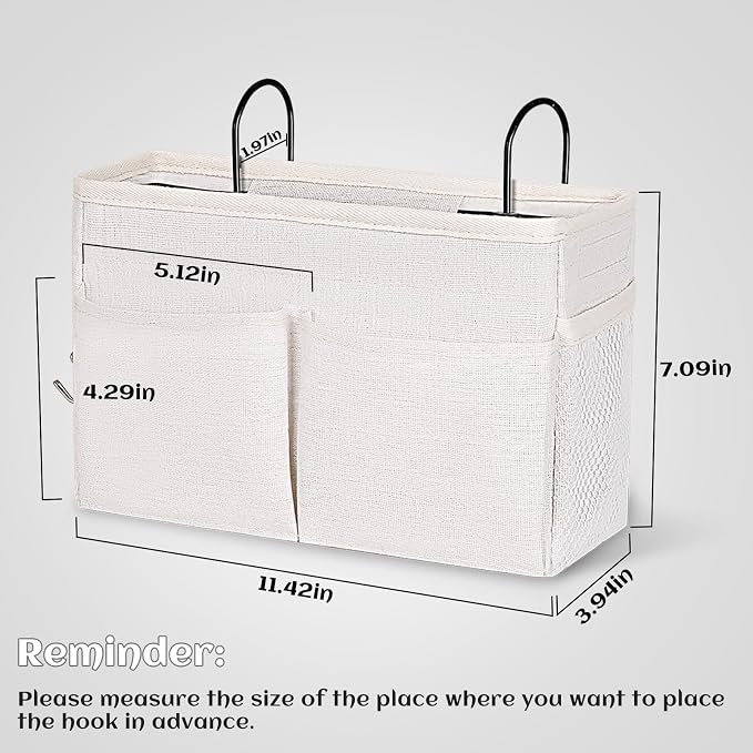 Bedside Caddy Organizer, Hanging Storage Bag - Image 2