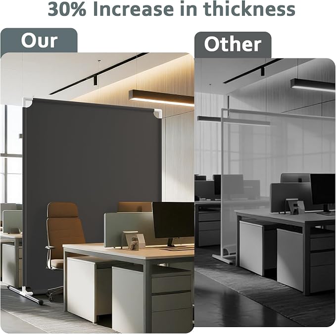Room Divider for Privacy Protection，Black - Image 2