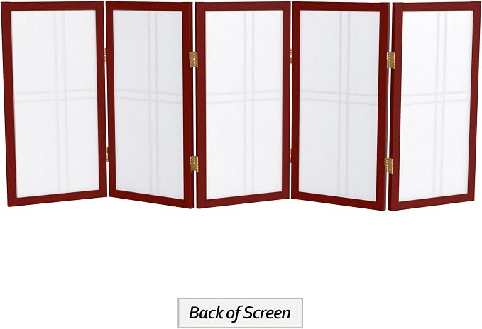 2 ft. Short Desktop Double Cross Shoji Screen - Image 7