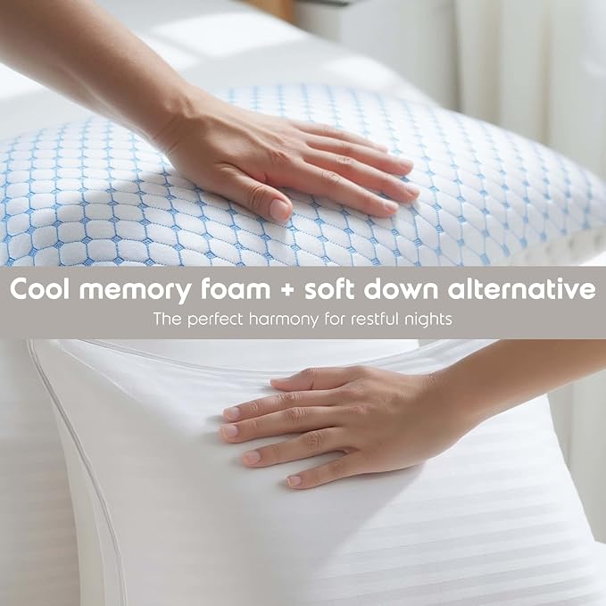 Nestl Cooling Memory Foam Pillow - Image 3
