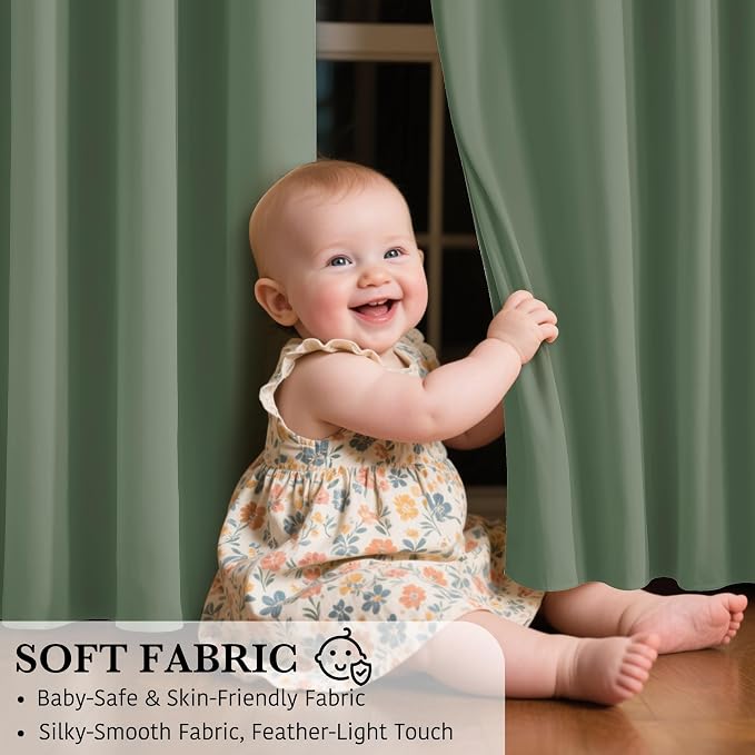 RYB HOME 100% Blackout Curtains - Image 7