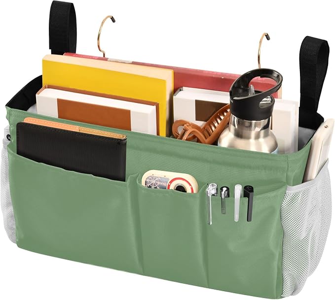 DOMIKING Sage Green Bedside Caddy - Image 3