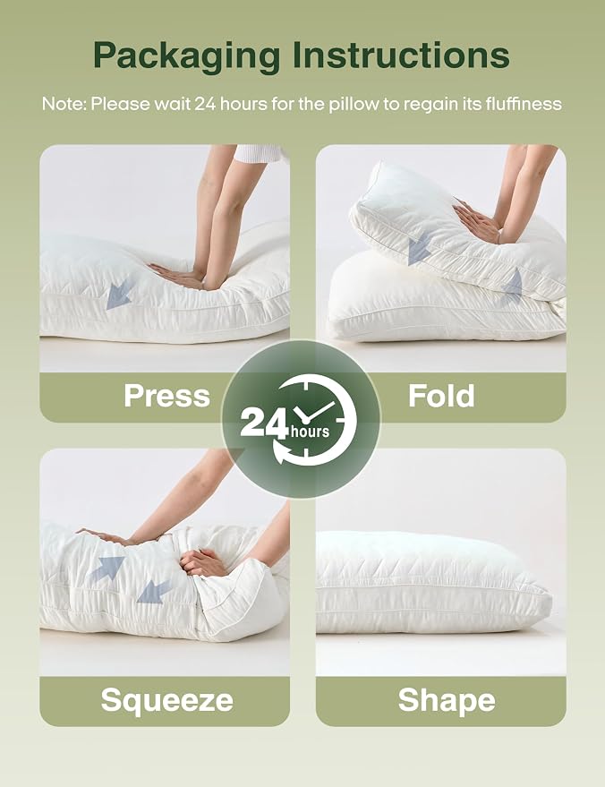 ZonLi Long Body Pillows for Adults, Memory Foam Body Pillow Adjustable - Image 4