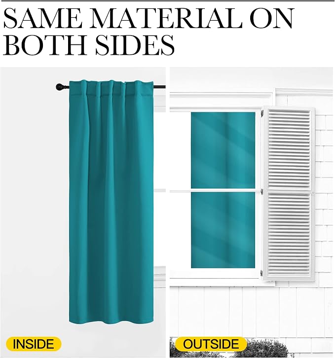 NICETOWN Insulated Room Darkening Curtain Panels - Image 6
