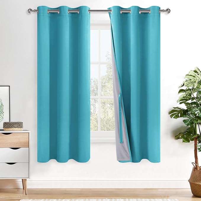 XWZO Full Shading Blackout Curtains by XWZO