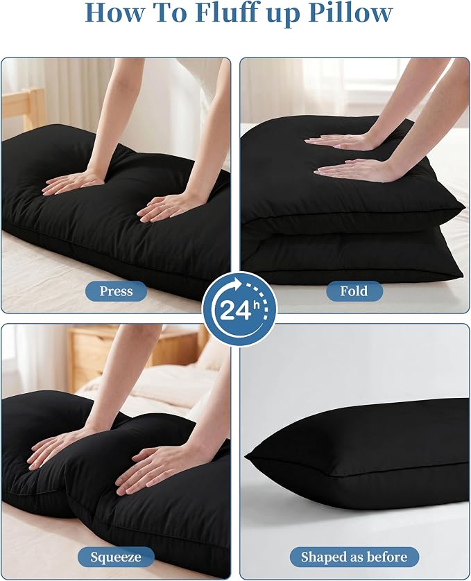 YZ HOME Full Body Pillow Insert -Large Long Bed Pillow - Image 6