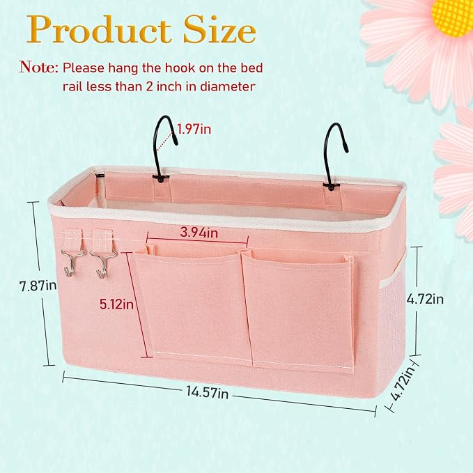 Bedside Caddy Bedside Storage Bag - Image 4