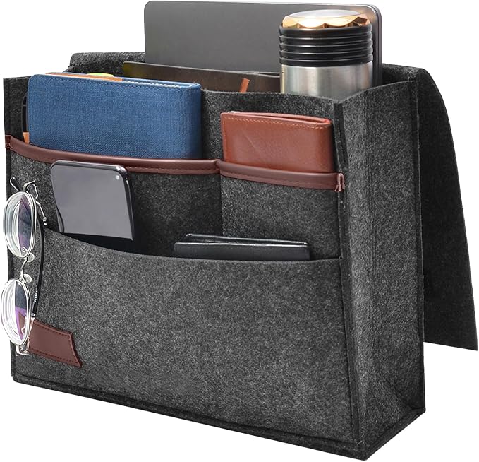 Bedside Caddy, Sofa Caddy, Storage Organizer Pocket by Unknown