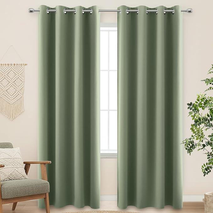 KOUFALL Retro Vintage Curtains for Bedroom - Image 3