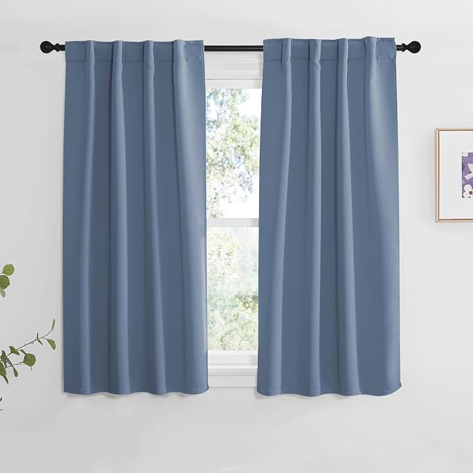 NICETOWN Stone Blue Blackout Curtains by NICETOWN