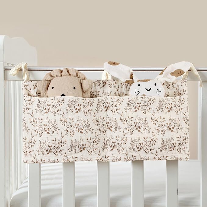 Lily Brown Cribs Storage Bag Baby Bedside Hanging Storage Bag - Image 8
