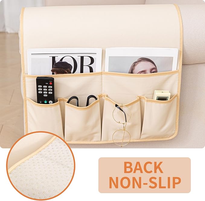 HAOMAIJIA Sofa Armrest Organizer, Remote Control Holder - Image 3