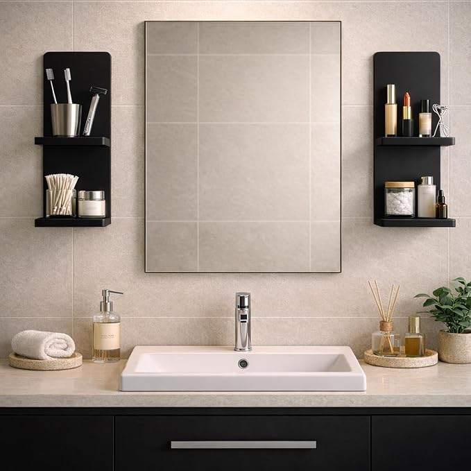 Floating Wall Shelves Set of 2, Modern Storage - Image 4
