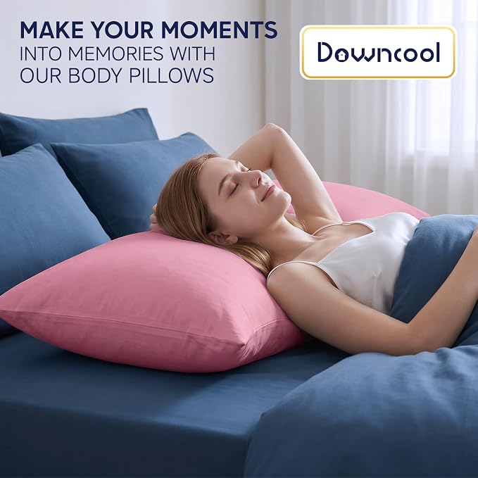DOWNCOOL Large Body Pillow Insert- Breathable Full Body Pillow - Image 4