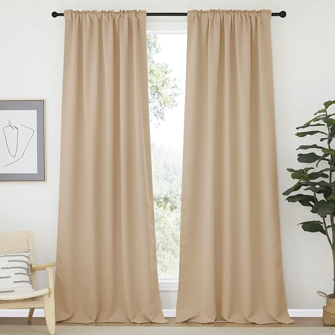 NICETOWN Blackout Curtains Shades Window Drapes - Image 2