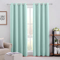 HOMEIDEAS Aqua Blackout Curtains by HOMEIDEAS