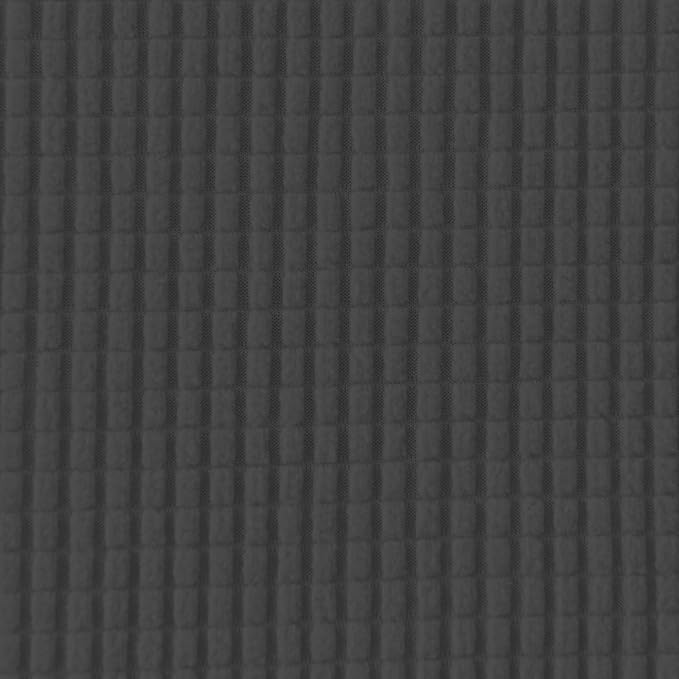 Easy-Going Stretch Oversized Loveseat Slipcover 1-Piece Sofa Cover Furniture Protector Couch Soft with Elastic Bottom for Kids Polyester Spandex Jacquard Fabric Small Checks Dark Gray