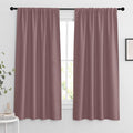 RYB HOME Blackout Curtains for Bedroom Living Room Nursery 63 inches Long | by RYBHOME