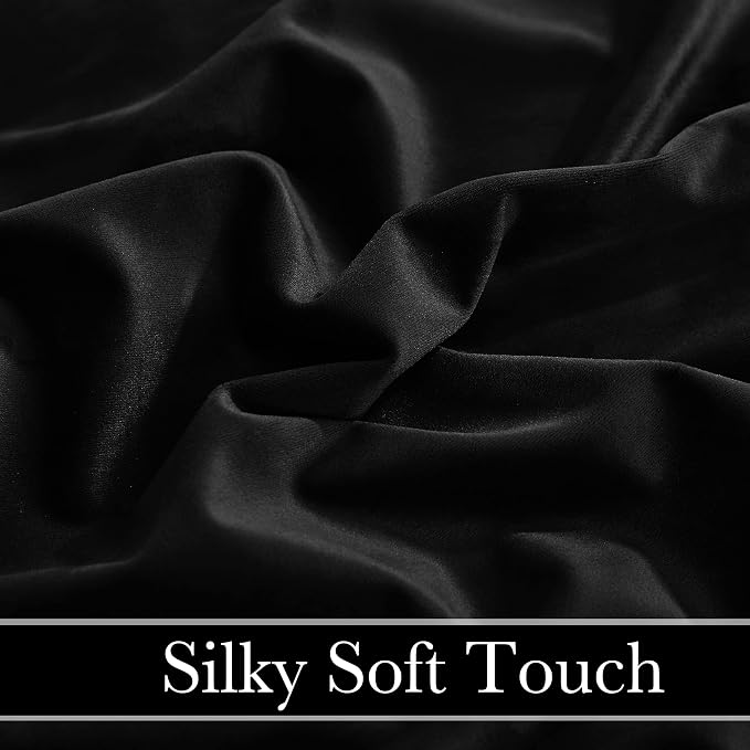 RYB HOME Velvet Curtains 102 inches Long, Extra Long High Ceiling Curtains | - Image 5