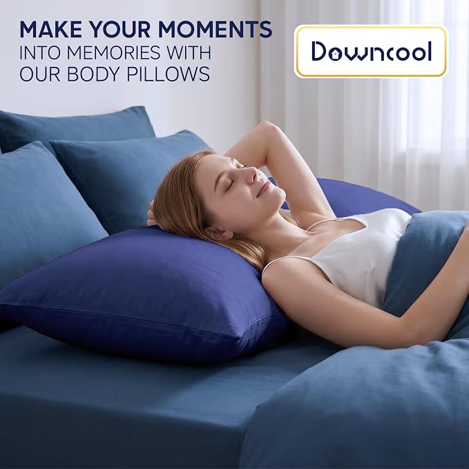 DOWNCOOL Large Body Pillow Insert- Breathable Full Body Pillow - Image 4