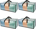 Heavy Duty Clear Moving Bags by HAPPY+CHEERS