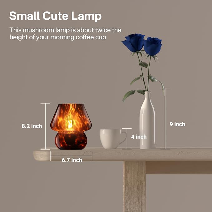 Mushroom Lamp Small Lamp Table Lamp - Image 5
