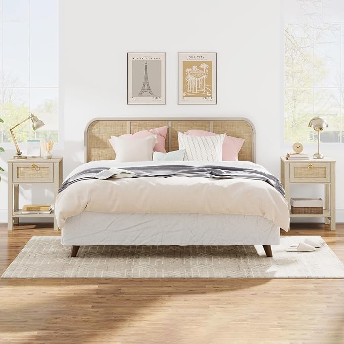 Eclatara Rattan Nightstand: Sturdy Night Stand - Image 4