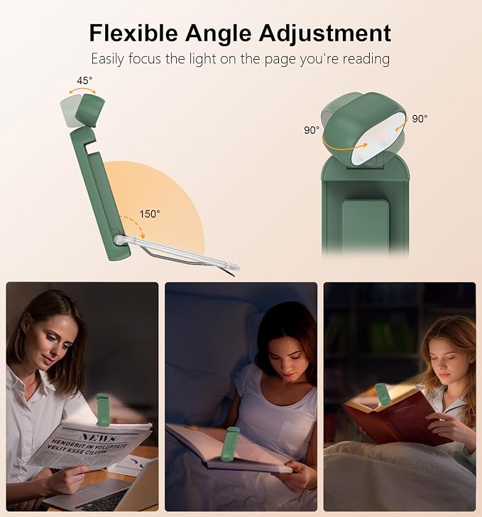 Gritin Reading Light, Rechargeable Book Light - Image 5