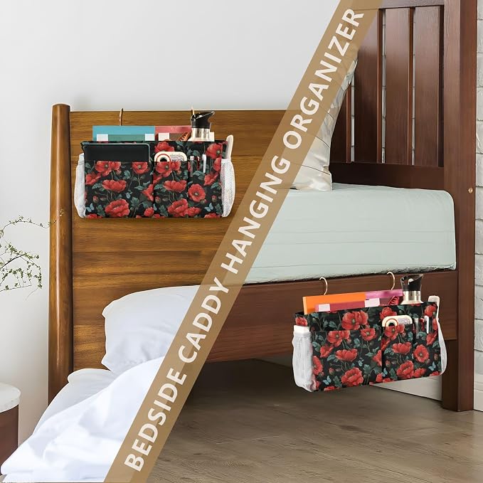 Poppy Butterfly Leaf Bedside Caddy - Image 7
