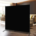 Single Panel Room Divider, No See Through Fabric, Heavy Duty Swivel Feet Base by HOMSCREENER