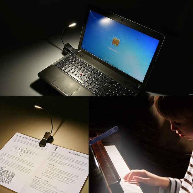 Rechargeable Book Light: Clip on LED Book Light - Image 8