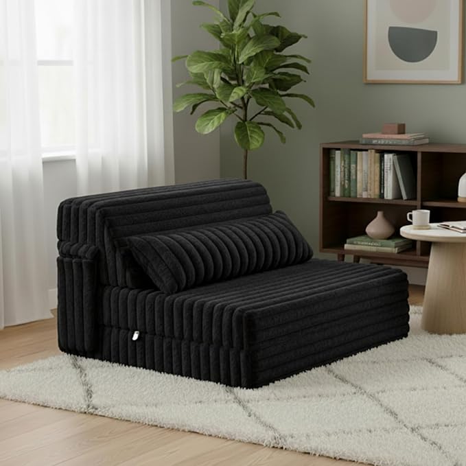 Folding Sofa Bed Twin Size, Convertible Sleeper Chair Mattress - Image 6