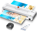 Buyounger Laminator Machine, A3 Laminator Machine with 30 Laminating Sheets, 13 Inch Laminating Machine with Built-in Paper Cutter & Corner Rounder, Thermal and Cold 11X17 for Home School Office