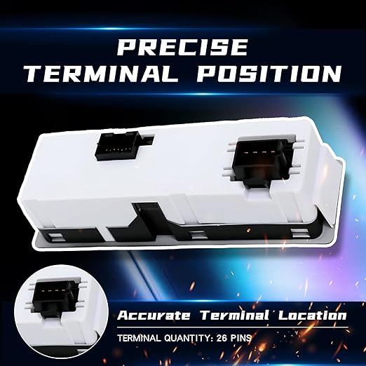Q21-6119 HVAC A/C Climate Control Module - Compatible with Peterbilt 337 348 379 389 - Replacement Front Panel Switch with Automatic Configuration
