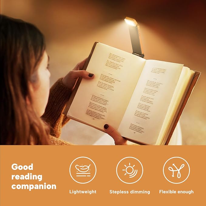 86lux Book Light, Rechargeable Reading Lights - Image 3