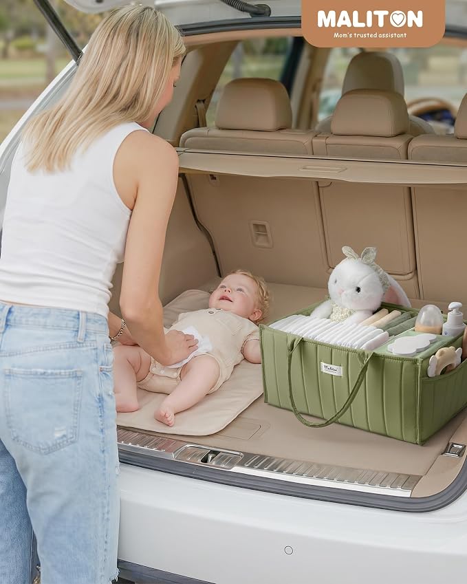 Maliton Baby Diaper Caddy Organizer - Image 7